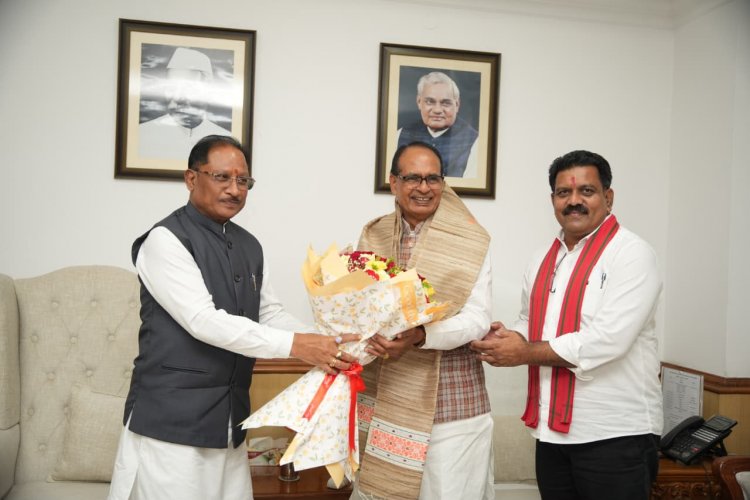 दिल्ली में केंद्रीय मंत्री शिवराज सिंह चौहान से मिले छत्तीसगढ़ के मुख्यमंत्री विष्णु देव साय