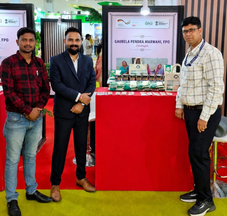 रायपुर: बायोफैच इंडिया-2026 में छत्तीसगढ़ के जैविक उत्पादों का जलवा, विष्णुभोग चावल और प्राकृतिक शहद ने बटोरी राष्ट्रीय सराहना