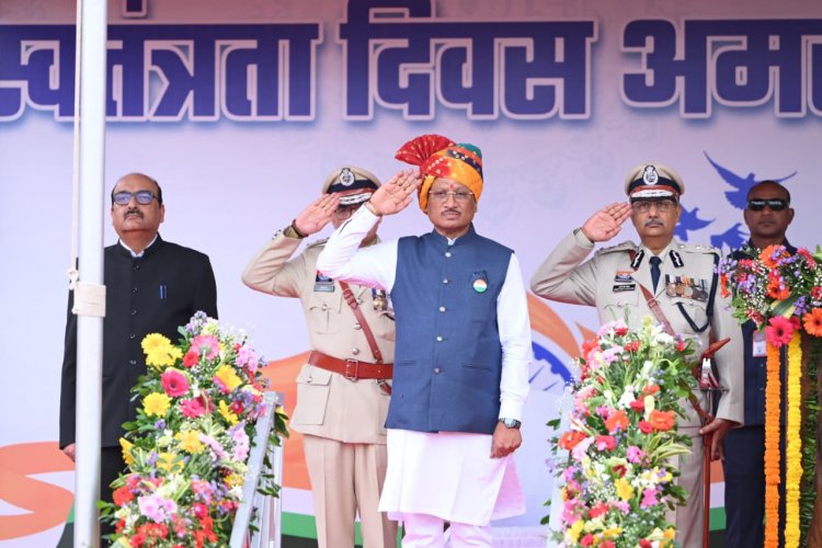 नक्सलवाद से मुक्त छत्तीसगढ़ अब शांति, विकास और समृद्धि की नई यात्रा पर — मुख्यमंत्री विष्णु देव साय