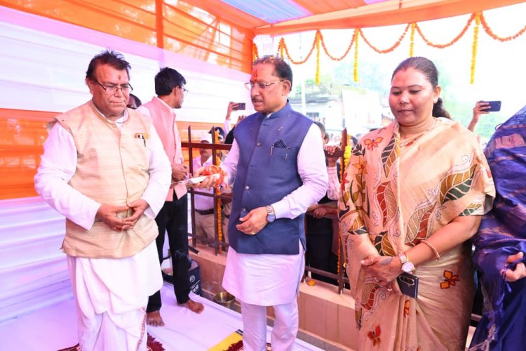 मुख्यमंत्री श्री साय ने ग्राम केरसई में महतारी सदन का लोकार्पण कर महिलाओं को किया समर्पित