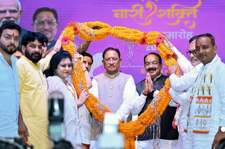 रायपुर : नारी के सम्मान, सुरक्षा और स्वावलंबन से ही बनेगा समृद्ध छत्तीसगढ़ : मुख्यमंत्री श्री विष्णु देव साय  