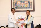 मुख्यमंत्री श्री विष्णु देव साय ने ओडिशा के राज्यपाल डॉ. हरि बाबू कंभमपति से की शिष्टाचार भेंट