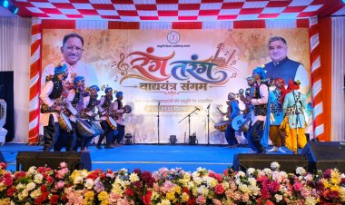 लोकवाद्यों की सुरमयी प्रस्तुतियों ने बिखेरा छत्तीसगढ़ी संस्कृति का रंग, लोक कलाकारों और बच्चों का हुआ उत्साहवर्धन