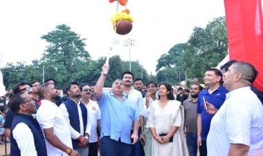 जशपुर : दही हांडी उत्सव में उमड़ा आस्था और उत्साह का सैलाब, मंत्री राजेश अग्रवाल ने बढ़ाया गोविंदाओं का उत्साह