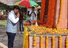 पुलिस स्मृति दिवस पर अमर शहीद वाटिका में दी श्रद्धांजलि, शहीद जवानों के परिजनों से की मुलाकात