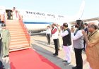 राष्ट्रपति श्रीमती द्रौपदी मुर्मु छत्तीसगढ़ प्रवास के पश्चात रायपुर से हुईं रवाना