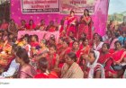 संयुक्त मंच के प्रांतीय आह्वान पर आंगनबाड़ी सहायिकाओं की रणजीता स्टेडियम चौक से कलेक्ट्रेट तक निकाली रैली, मांगों पर समयबद्ध निर्णय लेने की अपील