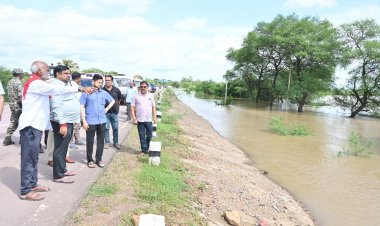स्कूल शिक्षा मंत्री श्री गजेंद्र यादव की पहल पर भरदा में जलभराव की समस्या का त्वरित समाधान