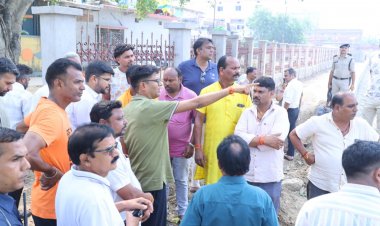 वित्त मंत्री ने कैनाल लिंक रोड, बोइरदादर स्टेडियम, मरीन ड्राइव, तालाबों के सौंदर्यीकरण और ऑक्सीजोन का किया निरीक्षण