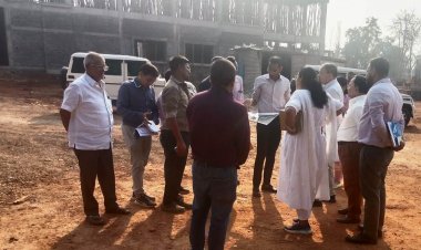 लोक निर्माण विभाग के सचिव ने निर्माणाधीन संयुक्त जिला कार्यालय भवन और पीडब्लूडी आवासीय परिसर का किया निरीक्षण