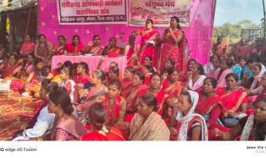 संयुक्त मंच के प्रांतीय आह्वान पर आंगनबाड़ी सहायिकाओं की रणजीता स्टेडियम चौक से कलेक्ट्रेट तक निकाली रैली, मांगों पर समयबद्ध निर्णय लेने की अपील