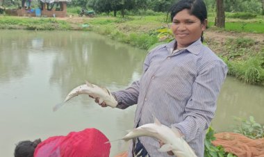 55 महिलाएं सीएसआर के सहयोग से मत्स्य उत्पादन से जुड़ीं