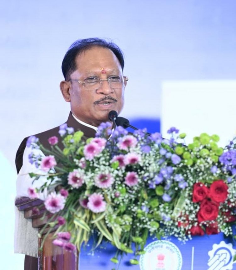 छत्तीसगढ़ में श्रम आधारित उद्योगों को बढ़ावा देकर युवाओं के लिए रोजगार के नए अवसर सृजित कर रही सरकार : मुख्यमंत्री श्री विष्णु देव साय